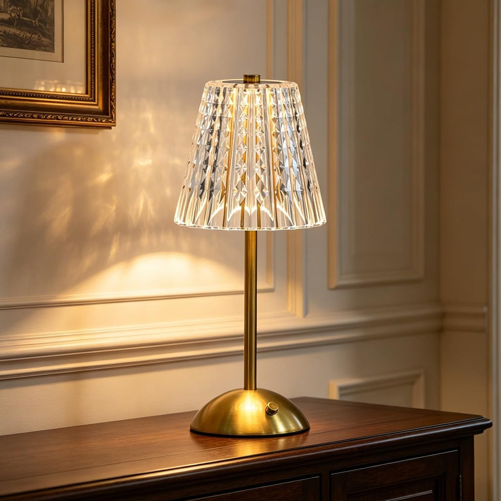 Modern Luxury Rechargeable Touchscreen LED Table Lamp