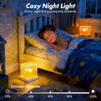 Remote control 16color Water Ripple High Modern Aesthetic Bedside Dynamic Night Lamp