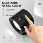 No-Drill Rechargeable Magnetic Wall Light with 360° Rotatable