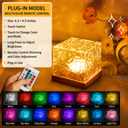Remote control 16color Water Ripple High Modern Aesthetic Bedside Dynamic Night Lamp