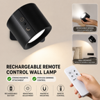 No-Drill Rechargeable Magnetic Wall Light with 360° Rotatable