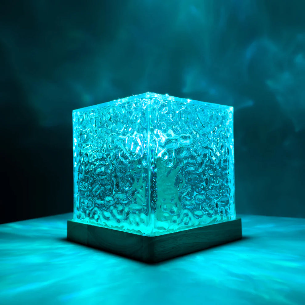 Remote control 16color Water Ripple High Modern Aesthetic Bedside Dynamic Night Lamp