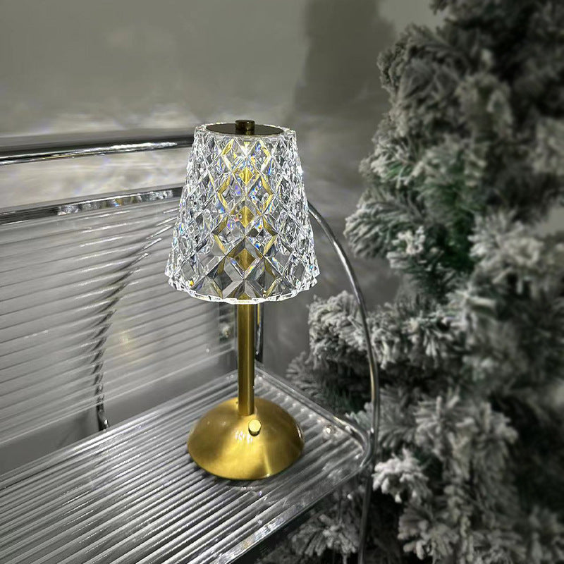 Modern Luxury Rechargeable Touchscreen LED Table Lamp