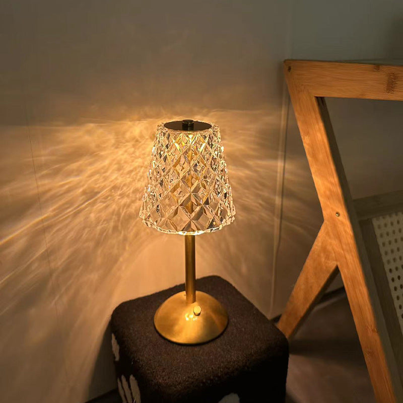 Modern Luxury Rechargeable Touchscreen LED Table Lamp