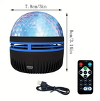 2 in 1 Northern Ocean Wave Projector, 360° Galaxy & Aurora Lamp